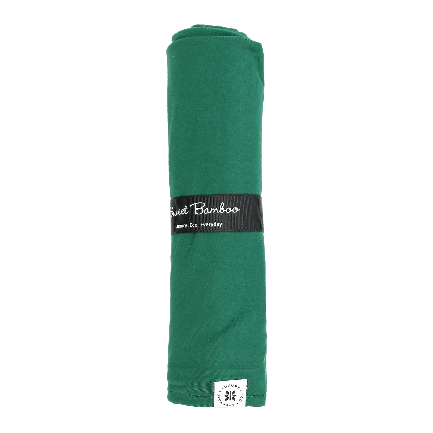 Hunter Green Bamboo Swaddle Blanket