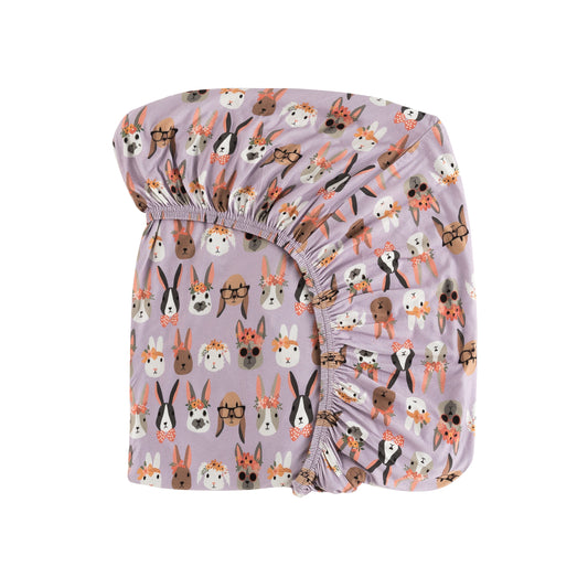 Midsummer Bunnies Organic Crib Sheet