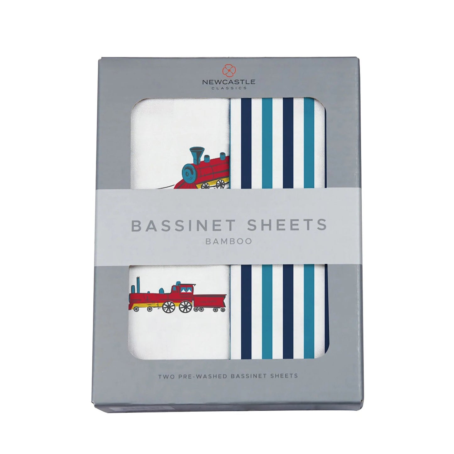 Bamboo Changing Pad Cover — Vintage Train
