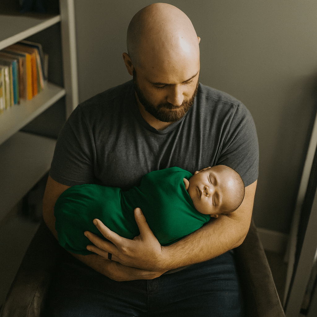 Hunter Green Bamboo Swaddle Blanket
