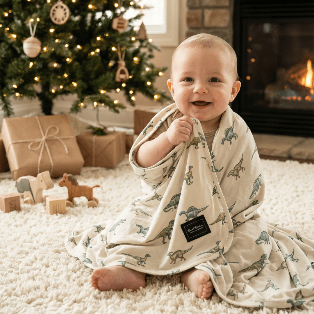 Legendary Dinosaur Bamboo Swaddle Blanket
